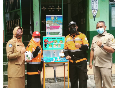 Penyerahan Bantuan Wastafel dari BASNAZ