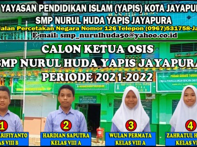 Calon Ketua OSIS periode 2020-2022